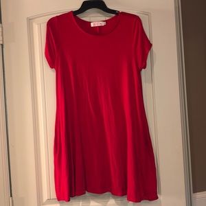 T-shirt dress with pockets